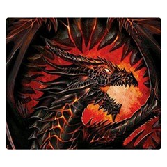 Dragon Premium Plush Fleece Blanket (small) by uniart180623