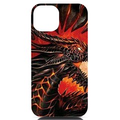 Dragon Iphone 14 Black Uv Print Case by uniart180623