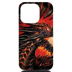 Dragon Iphone 14 Pro Black Uv Print Case by uniart180623