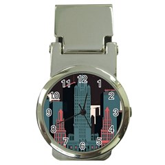 New York City Nyc Skyline Cityscape Money Clip Watches by uniart180623