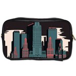 New York City Nyc Skyline Cityscape Toiletries Bag (One Side) Front