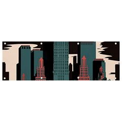 New York City Nyc Skyline Cityscape Banner And Sign 9  X 3  by uniart180623