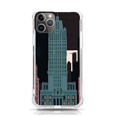 New York City Nyc Skyline Cityscape Iphone 11 Pro 5 8 Inch Tpu Uv Print Case by uniart180623