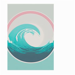 Tidal Wave Ocean Sea Tsunami Wave Minimalist Large Garden Flag (two Sides)