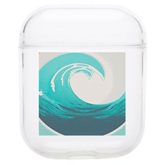 Tidal Wave Ocean Sea Tsunami Wave Minimalist Airpods 1/2 Case by uniart180623