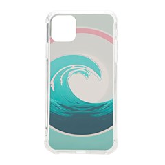 Tidal Wave Ocean Sea Tsunami Wave Minimalist Iphone 11 Pro Max 6 5 Inch Tpu Uv Print Case by uniart180623