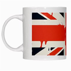 Union Jack England Uk United Kingdom London White Mug by uniart180623