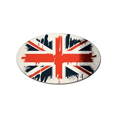 Union Jack England Uk United Kingdom London Sticker (oval) by uniart180623