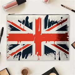 Union Jack England Uk United Kingdom London Cosmetic Bag (xl) by uniart180623