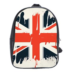 Union Jack England Uk United Kingdom London School Bag (large) by uniart180623