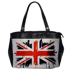 Union Jack England Uk United Kingdom London Oversize Office Handbag by uniart180623