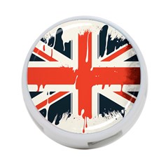 Union Jack England Uk United Kingdom London 4-port Usb Hub (one Side) by uniart180623