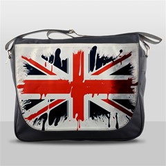 Union Jack England Uk United Kingdom London Messenger Bag by uniart180623