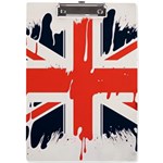 Union Jack England Uk United Kingdom London A4 Acrylic Clipboard Front