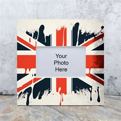 Union Jack England Uk United Kingdom London White Box Photo Frame 4  X 6  by uniart180623