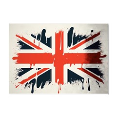 Union Jack England Uk United Kingdom London Crystal Sticker (a4)