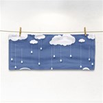 Clouds Rain Paper Raindrops Weather Sky Raining Hand Towel Front