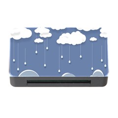 Clouds Rain Paper Raindrops Weather Sky Raining Memory Card Reader With Cf by uniart180623