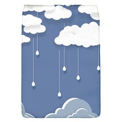 Clouds Rain Paper Raindrops Weather Sky Raining Removable Flap Cover (s) by uniart180623