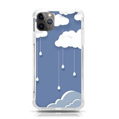 Clouds Rain Paper Raindrops Weather Sky Raining Iphone 11 Pro Max 6 5 Inch Tpu Uv Print Case by uniart180623