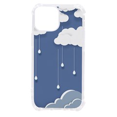 Clouds Rain Paper Raindrops Weather Sky Raining Iphone 13 Mini Tpu Uv Print Case by uniart180623