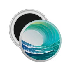 Tsunami Tidal Wave Wave Minimalist Ocean Sea 2 25  Magnets by uniart180623