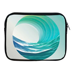 Tsunami Tidal Wave Wave Minimalist Ocean Sea Apple Ipad 2/3/4 Zipper Cases by uniart180623