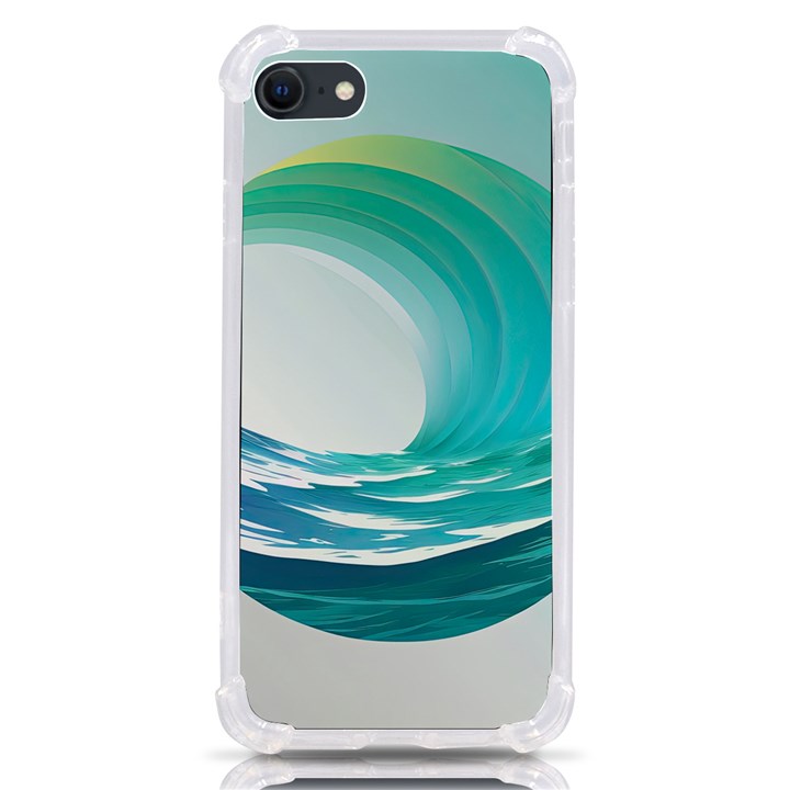 Tsunami Tidal Wave Wave Minimalist Ocean Sea iPhone SE