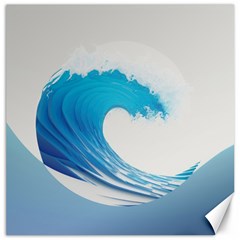 Wave Tsunami Tidal Wave Ocean Sea Water Canvas 20  X 20  by uniart180623