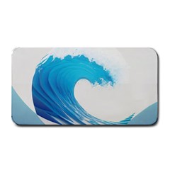 Wave Tsunami Tidal Wave Ocean Sea Water Medium Bar Mat by uniart180623