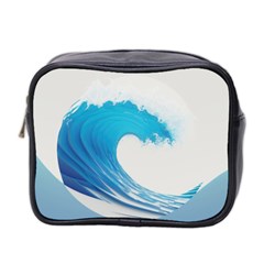 Wave Tsunami Tidal Wave Ocean Sea Water Mini Toiletries Bag (two Sides) by uniart180623