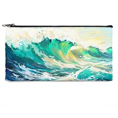 Waves Ocean Sea Tsunami Nautical Painting Pencil Case by uniart180623