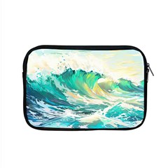 Waves Ocean Sea Tsunami Nautical Painting Apple Macbook Pro 15  Zipper Case by uniart180623