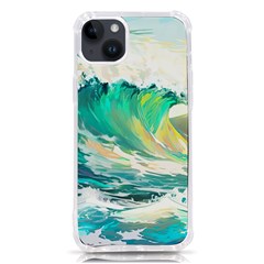 Waves Ocean Sea Tsunami Nautical Painting Iphone 14 Plus Tpu Uv Print Case by uniart180623