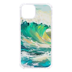 Waves Ocean Sea Tsunami Nautical Painting Iphone 13 Tpu Uv Print Case by uniart180623