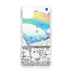 Rainbow Fun Cute Minimal Doodle Drawing Iphone 11 Pro Max 6 5 Inch Tpu Uv Print Case by uniart180623