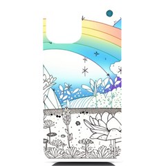 Rainbow Fun Cute Minimal Doodle Drawing Iphone 14 Black Uv Print Case by uniart180623