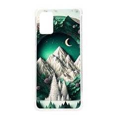 Christmas Wreath Winter Mountains Snow Stars Moon Samsung Galaxy S20plus 6 7 Inch Tpu Uv Case