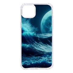 Moonlight High Tide Storm Tsunami Waves Ocean Sea Iphone 14 Plus Tpu Uv Print Case by uniart180623