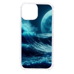 Moonlight High Tide Storm Tsunami Waves Ocean Sea Iphone 13 Mini Tpu Uv Print Case by uniart180623