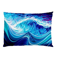 Tsunami Waves Ocean Sea Nautical Nature Water Pillow Case