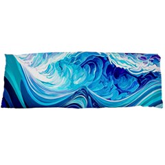 Tsunami Waves Ocean Sea Nautical Nature Water Body Pillow Case Dakimakura (two Sides) by uniart180623