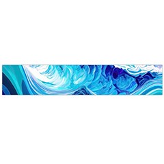 Tsunami Waves Ocean Sea Nautical Nature Water Large Premium Plush Fleece Scarf 