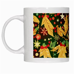 Christmas Pattern White Mug by Valentinaart