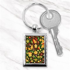 Christmas Pattern Key Chain (rectangle)