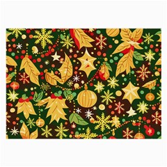 Christmas Pattern Large Glasses Cloth (2 Sides)