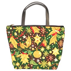 Christmas Pattern Bucket Bag