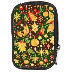 Christmas Pattern Compact Camera Leather Case