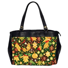 Christmas Pattern Oversize Office Handbag (2 Sides)