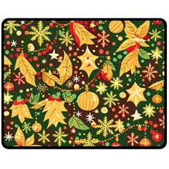 Christmas Pattern Fleece Blanket (medium)